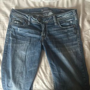 Silver brand jeans size 32/33 bootcut low rise